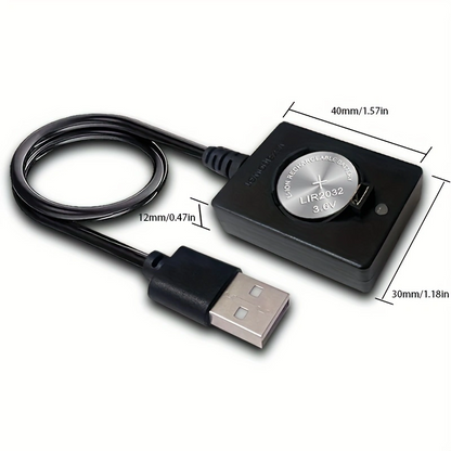 纽扣电池LIR2032充电器，替代CR2032，可以充放电500次，电量45ML