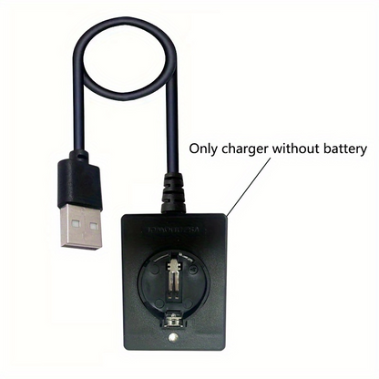 纽扣电池LIR2032充电器，替代CR2032，可以充放电500次，电量45ML