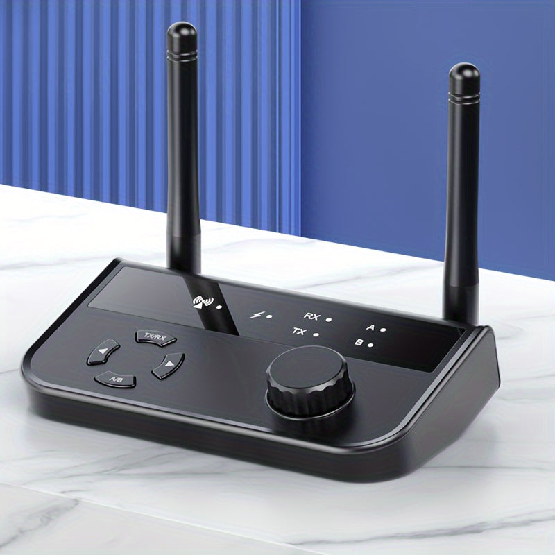 5.3USB Wireless Dual Antenna 2-in-1 Receiver Wireless Audio Adapter with TYEP-C Interface Car Computer Speaker Music Receiving, let the traditional audio become wireless audio in seconds, enjoy lossless music