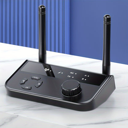 5.3USB Wireless Dual Antenna 2-in-1 Receiver Wireless Audio Adapter with TYEP-C Interface Car Computer Speaker Music Receiving, let the traditional audio become wireless audio in seconds, enjoy lossless music