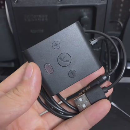 Car wireless receiver, support music playback, hands-free calls, voice navigation, plug and play, compatible with all models, USB power supply, the liberation of the old car without bluetooth playback music trouble